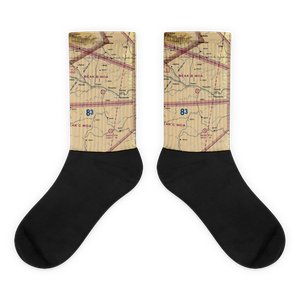 Diamond A Ranch Airport (81NM) VFR Sectional Socks
