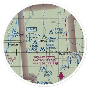 Ewen Landing Field (81MN) VFR Sectional Sticker (20 mile)