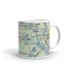 Illinois Valley Parachute Club Airport (81IL) VFR Sectional  Mug