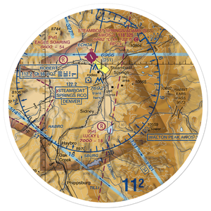 Mesa 1 Airport (81CO) VFR Sectional Sticker (30 mile)