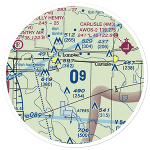 Smith's Strip (81AR) VFR Sectional Sticker (20 mile)