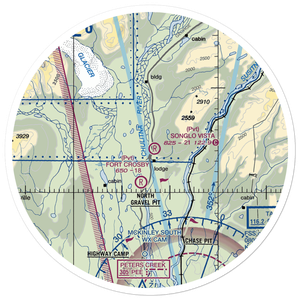 Mc Kinley Country Airport (81AK) VFR Sectional Sticker (30 mile)