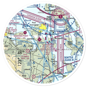 SFS Airpark (80WA) VFR Sectional Sticker (30 mile)