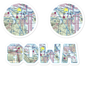 SFS Airpark (80WA) VFR Sectional Sticker Pack