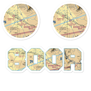 Wilderness Airport (80OR) VFR Sectional Sticker Pack