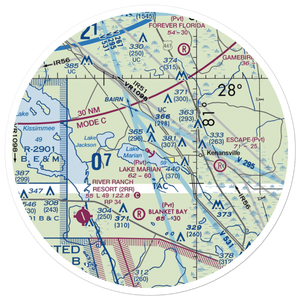 Lake Marian Seaplane Base (80FA) VFR Sectional Sticker (30 mile)