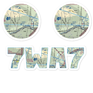 Mc Whorter Ranch Airport (7WA7) VFR Sectional Sticker Pack