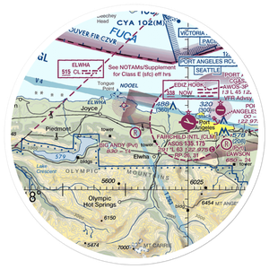 Big Andy Airport (7WA0) VFR Sectional Sticker (30 mile)