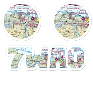 Big Andy Airport (7WA0) VFR Sectional Sticker Pack
