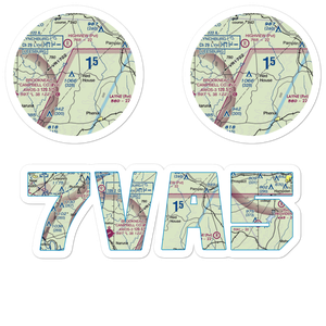 Redhouse Airfield (7VA5) VFR Sectional Sticker Pack