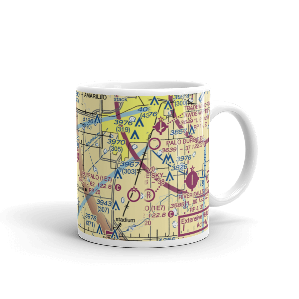 Flying K Airport (7TX8) VFR Sectional  Mug 