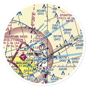 Ryan Aerodrome (7TX7) VFR Sectional Sticker (20 mile)