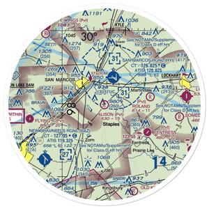 Alison Air Park (7TS2) VFR Sectional Sticker (30 mile)