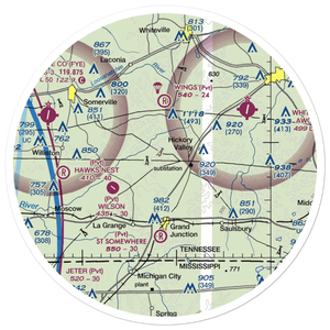 Flying D Airport (7TN5) VFR Sectional Sticker (30 mile)