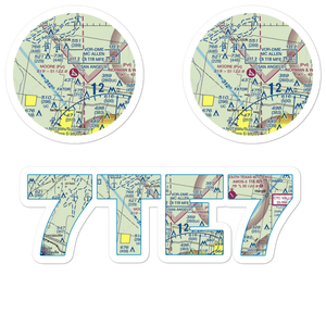 Moore Field (7TE7) VFR Sectional Sticker Pack