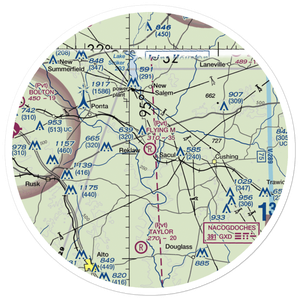 Flying M Ranch Airport (7TA7) VFR Sectional Sticker (30 mile)
