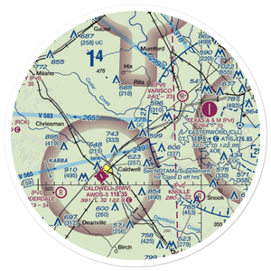 Weber Ranch Airport (7TA5) VFR Sectional Sticker (30 mile)