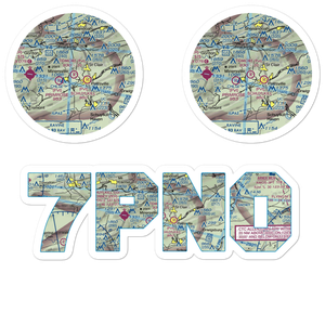 Tidmore Airport (7PN0) VFR Sectional Sticker Pack