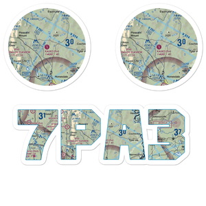 Charles G. Kalko Airport (7PA3) VFR Sectional Sticker Pack