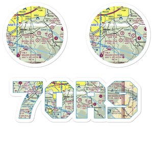 Parson Landing Airport (7OR9) VFR Sectional Sticker Pack