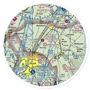 Hollin Airport (7OR7) VFR Sectional Sticker (30 mile)