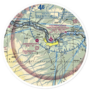 Honald Ranch Airport (7OR3) VFR Sectional Sticker (30 mile)