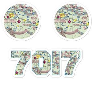 Southcreek Airport (7OI7) VFR Sectional Sticker Pack