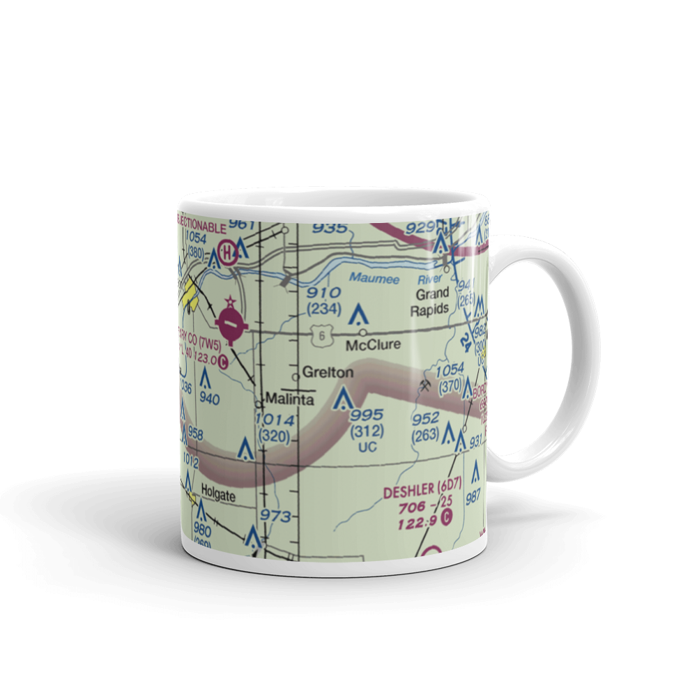 Christy's Airport (7OI0) VFR Sectional  Mug 