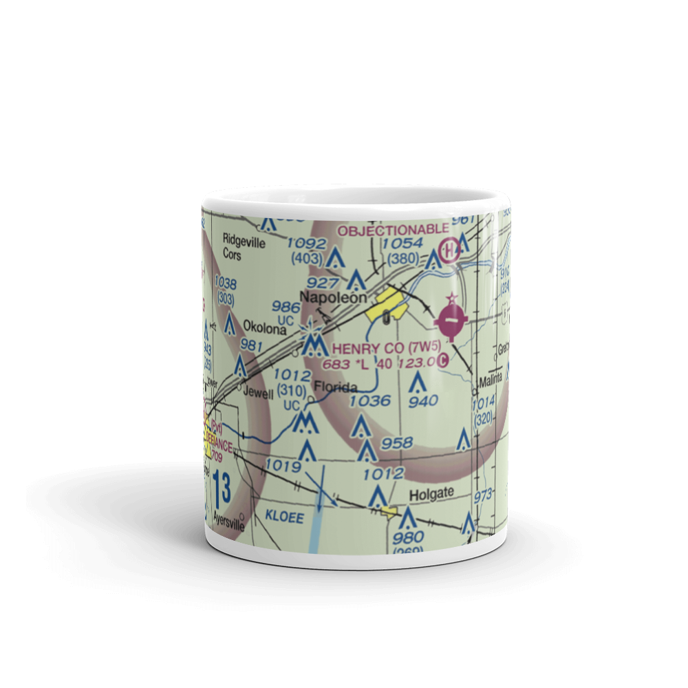 Christy's Airport (7OI0) VFR Sectional  Mug 