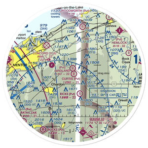 Curtis Airport (7OH8) VFR Sectional Sticker (30 mile)