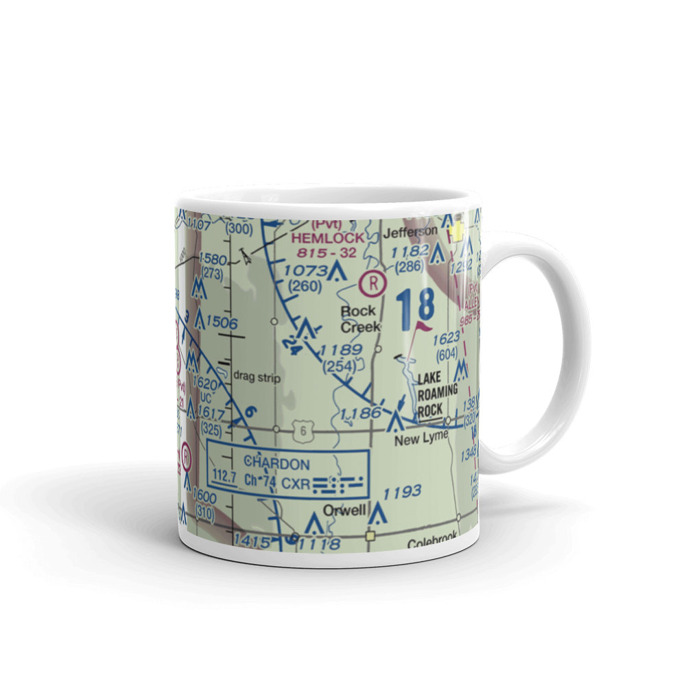 Curtis Airport (7OH8) VFR Sectional  Mug 