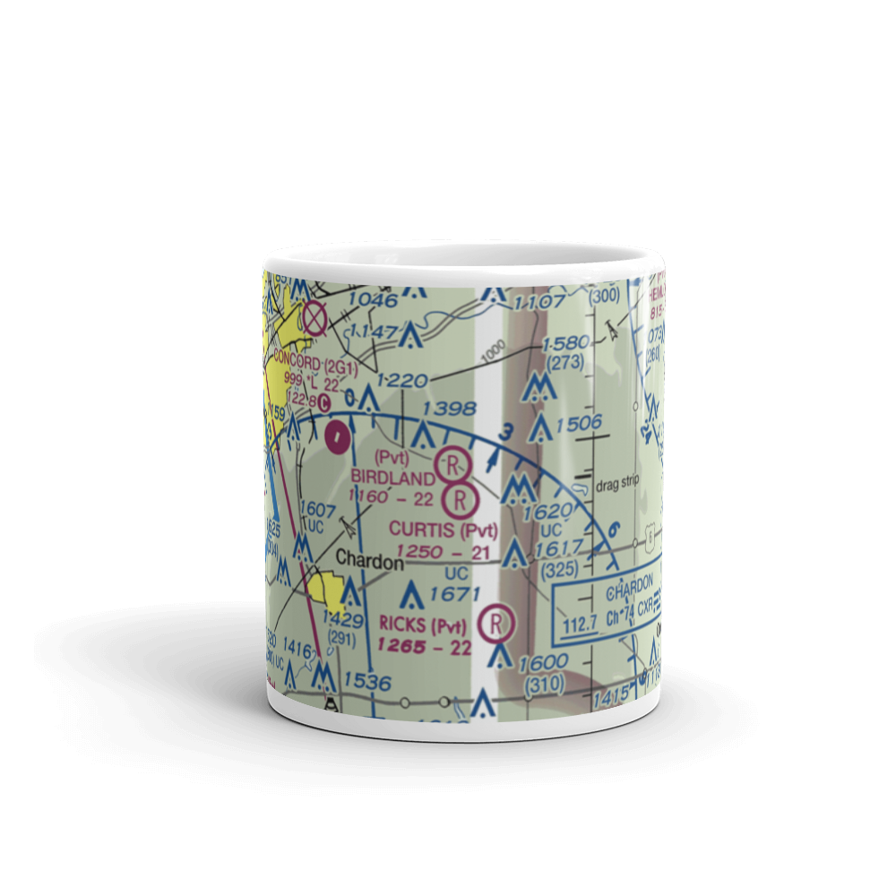 Curtis Airport (7OH8) VFR Sectional  Mug 