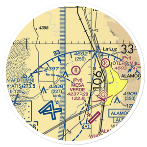 Mesa Verde Ranch Strip Airport (7NM1) VFR Sectional Sticker (20 mile)