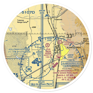 Mesa Verde Ranch Strip Airport (7NM1) VFR Sectional Sticker (30 mile)