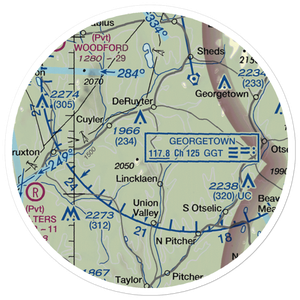 Morin Airport (7NK7) VFR Sectional Sticker (20 mile)