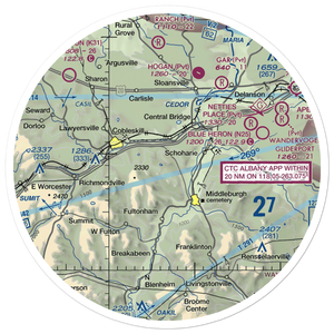 Valley View Airport (7NK0) VFR Sectional Sticker (30 mile)