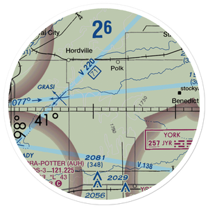 Merchant Homestead Airport (7NE6) VFR Sectional Sticker (20 mile)