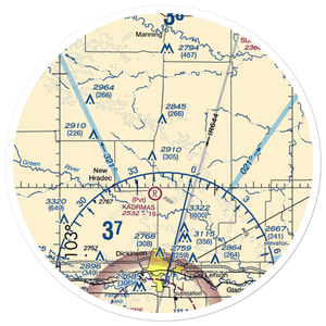 Wolberg's Private Airport (7ND1) VFR Sectional Sticker (30 mile)