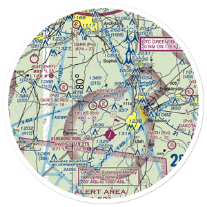 Spencer Field (7NC9) VFR Sectional Sticker (30 mile)