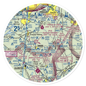 Fish Airpark (7NC8) VFR Sectional Sticker (30 mile)