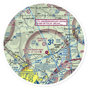 Lewis Airstrip (7NC7) VFR Sectional Sticker (30 mile)