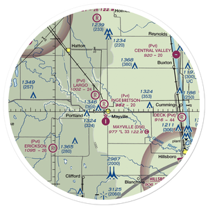 Ingebretson Airspray Airport (7NA4) VFR Sectional Sticker (30 mile)