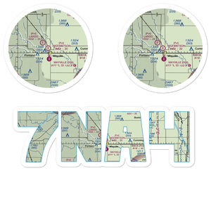 Ingebretson Airspray Airport (7NA4) VFR Sectional Sticker Pack