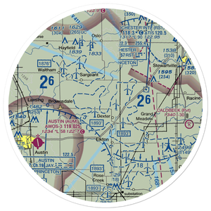 Petes Airport (7MY9) VFR Sectional Sticker (30 mile)