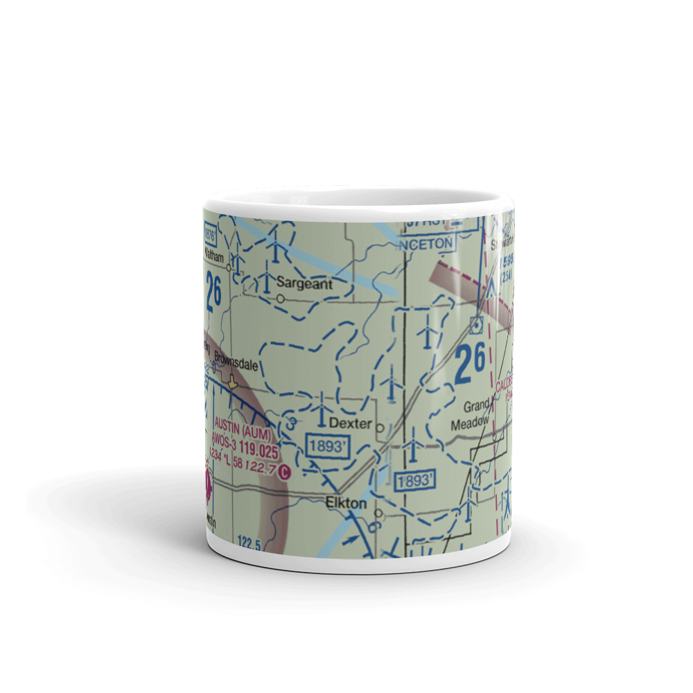 Petes Airport (7MY9) VFR Sectional  Mug 