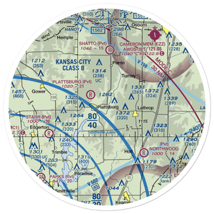 Kimray Airport (7MO7) VFR Sectional Sticker (30 mile)