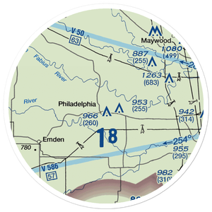 Bevill Airport (7MO2) VFR Sectional Sticker (20 mile)