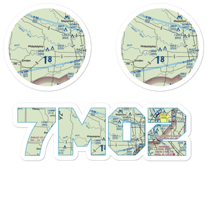 Bevill Airport (7MO2) VFR Sectional Sticker Pack