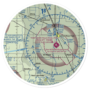 Willis Airport (7MN8) VFR Sectional Sticker (30 mile)