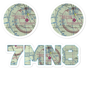Willis Airport (7MN8) VFR Sectional Sticker Pack